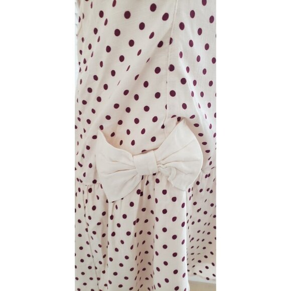 NEW FREE PEOPLE HIGH STRUNG POLKA DOT BOW ROMPER SMALL - Picture 5 of 11